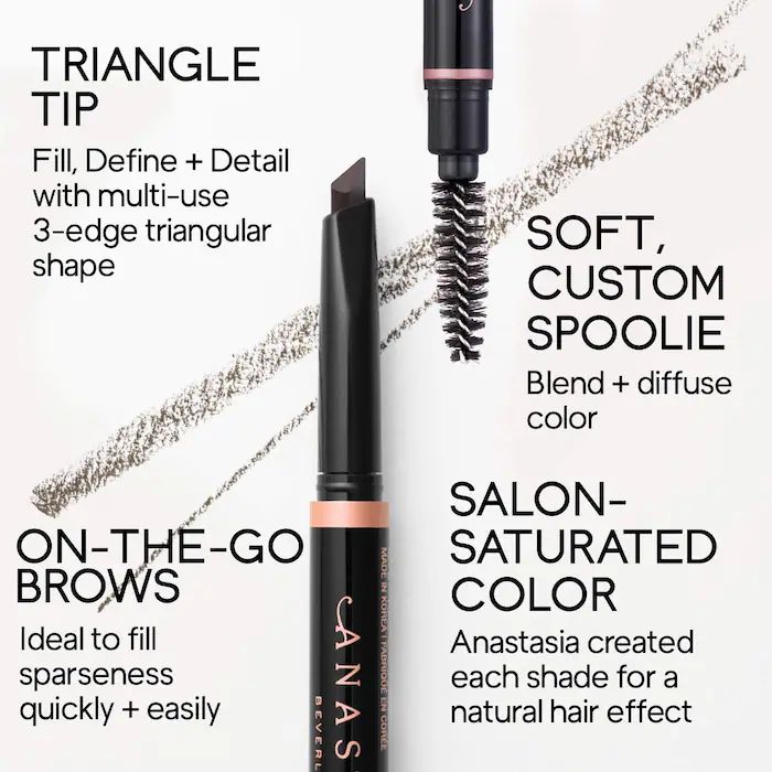 Anastasia Beverly Hills
Brow Definer 3-in-1 Easy Define, Fill, & Detail Eyebrow Pencil - Image 12