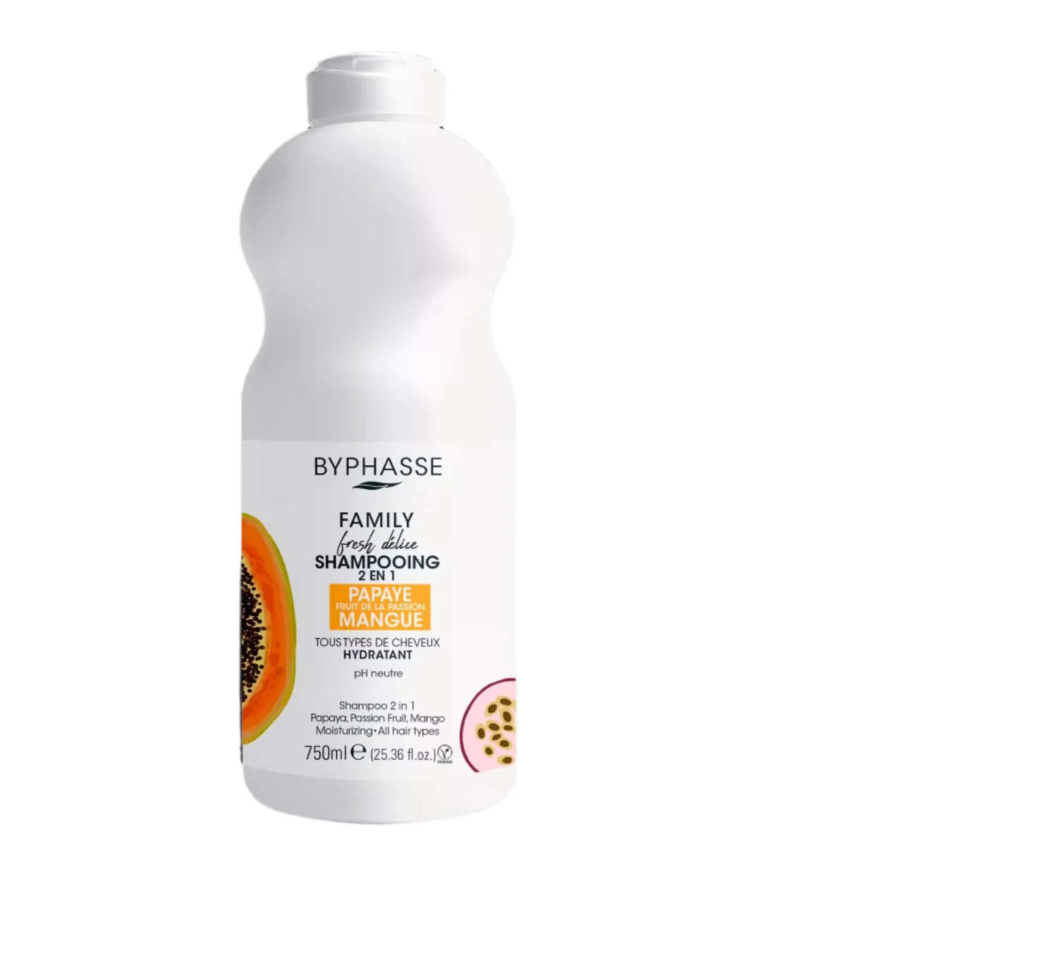 Byphasse Family Fresh Delice Shampo 2n1 Papaya Passion Fruit