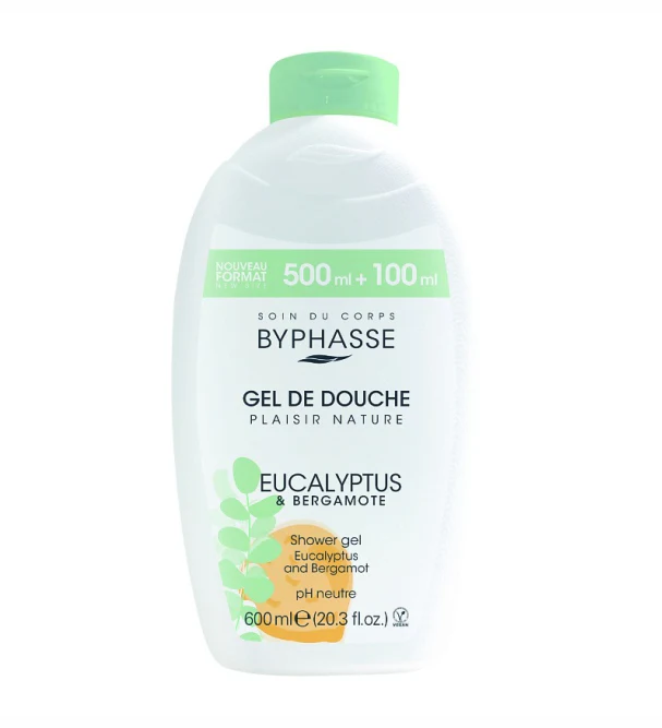 Byphasse Plaisir Nature Shower Gel Eucalyptus & Bergamot