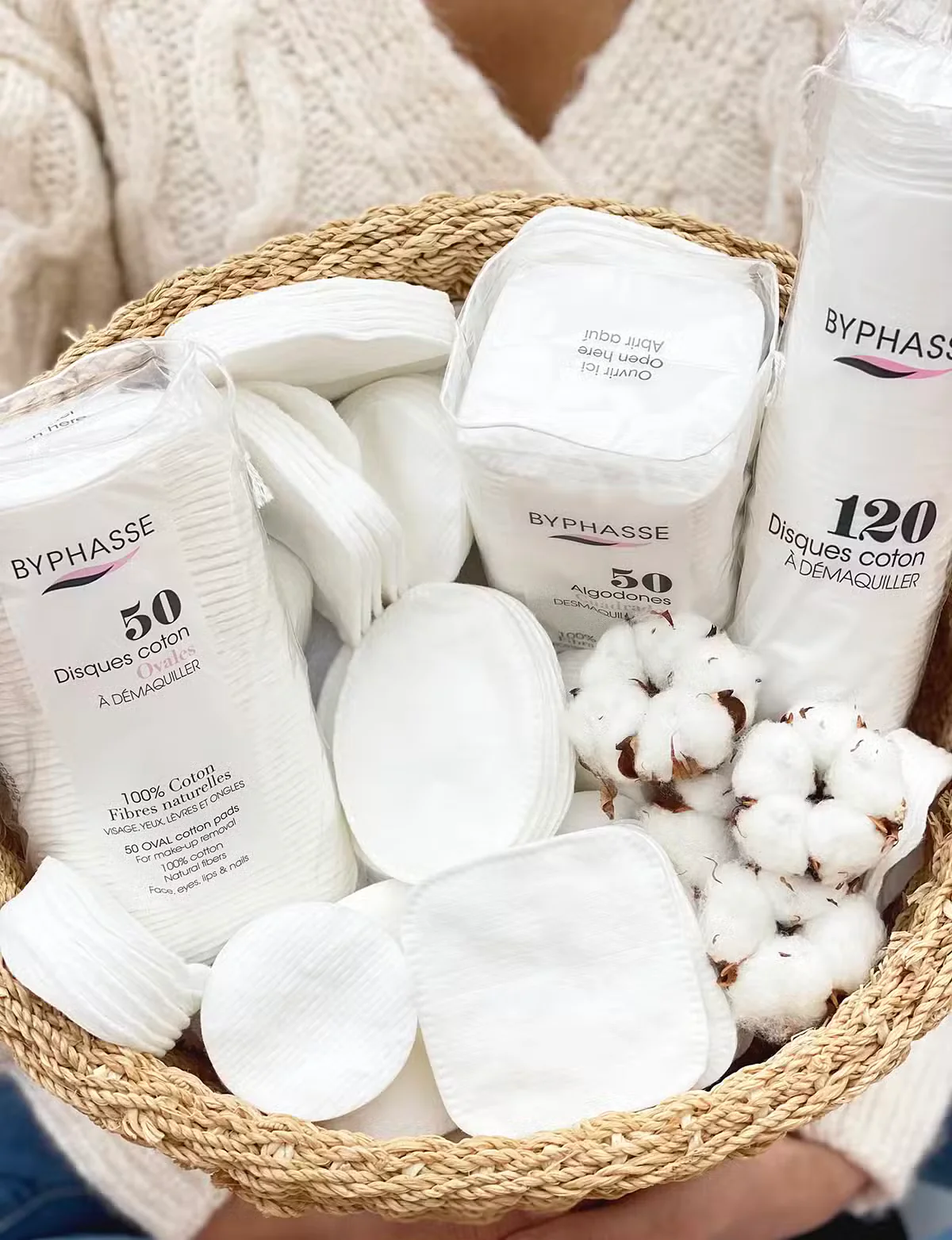 Byphasse 35 Coton Pads For Make Up Removal