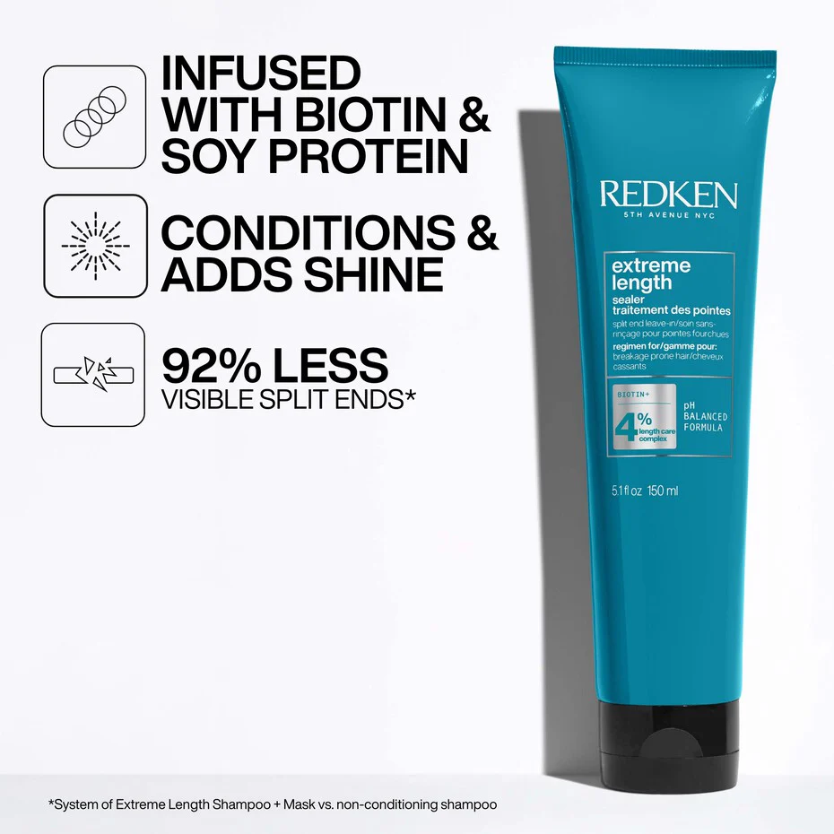 Redken Extreme Length Sealer Leave-In Treatment with Biotin - Image 2